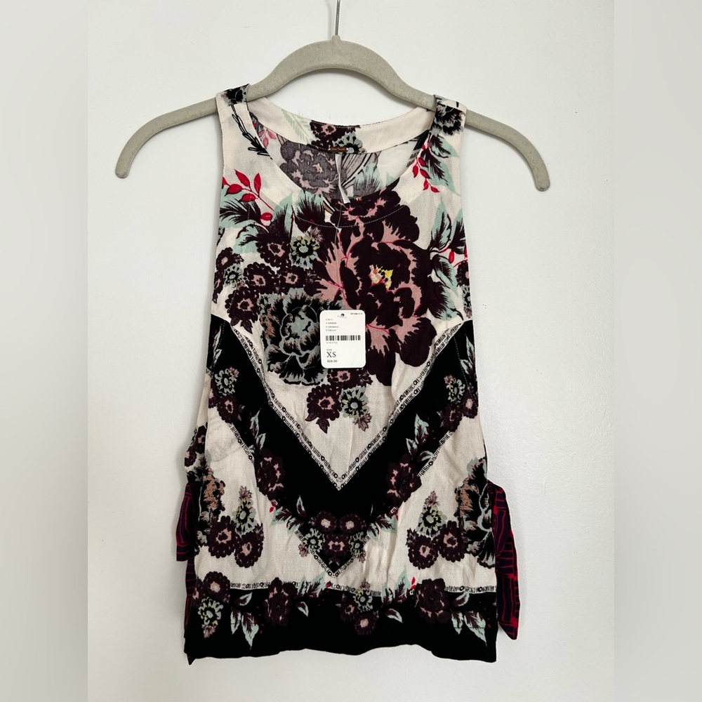 Free People Floral Tank Top